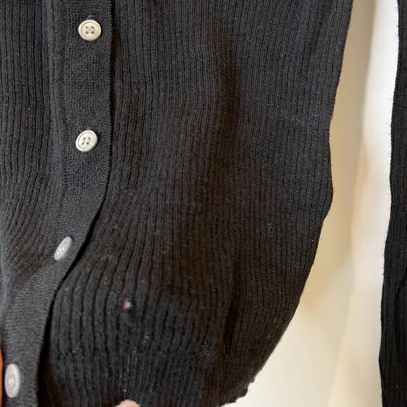 J.Crew Collared Button Up Sweater Merino Wool Blend Long Sleeves CK393 FLAW - Picture 4 of 13